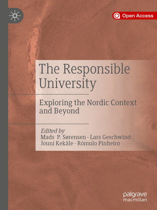 Title details for The Responsible University by Mads P. Sørensen - Available